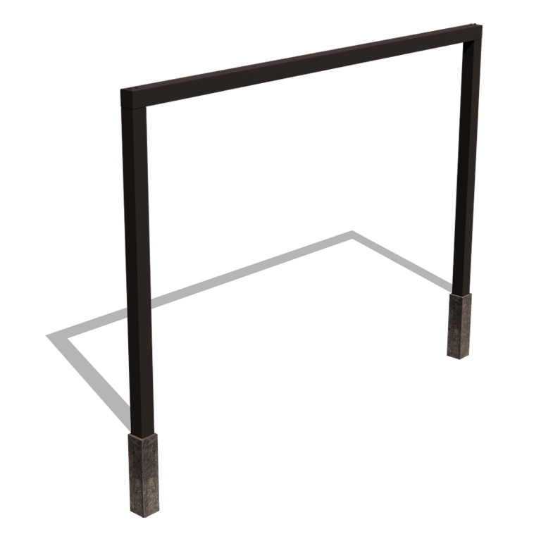 Jeklena pergola - Raven - 400 x 230 cm