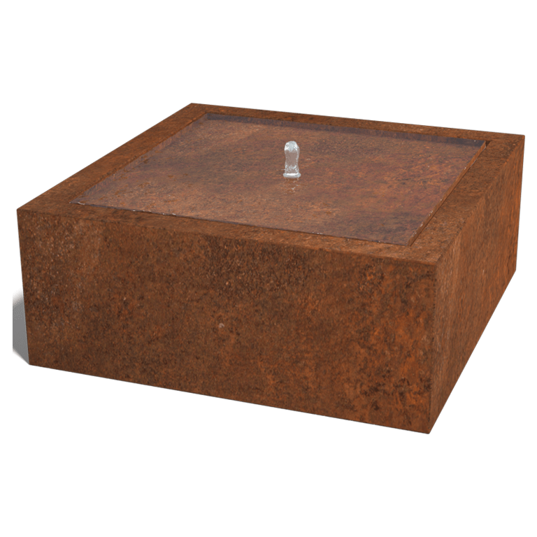 Corten jeklena fontana - Lyra - 100 x 100 x 40 cm