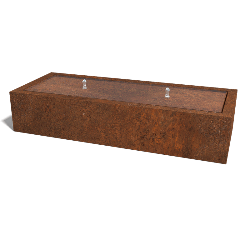 Corten jeklena fontana - Lyra - 200 x 80 x 40 cm