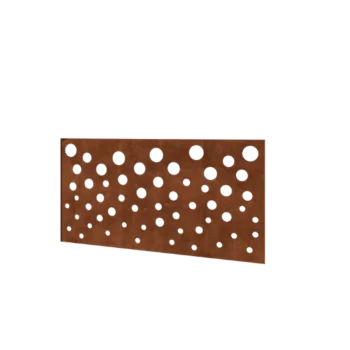 Corten jeklena ograja H - Panel B - 120 x 63,3 cm