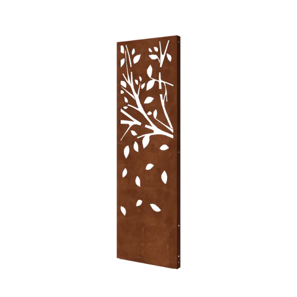 Corten jekleni panel - Drevo - Del 3 - 60 x 6 x 190 cm
