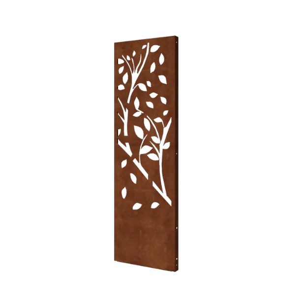 Corten jekleni panel - Drevo - Del 4 - 60 x 6 x 190 cm