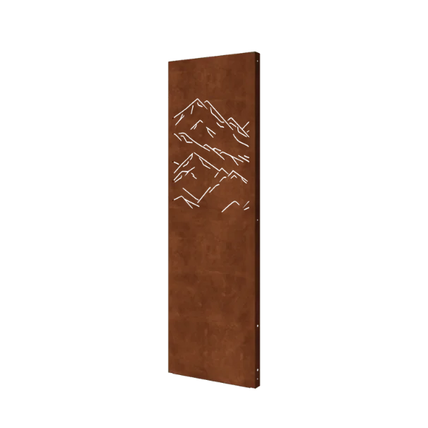 Corten jekleni panel - Gore 3 - 60 x 6 x 190 cm