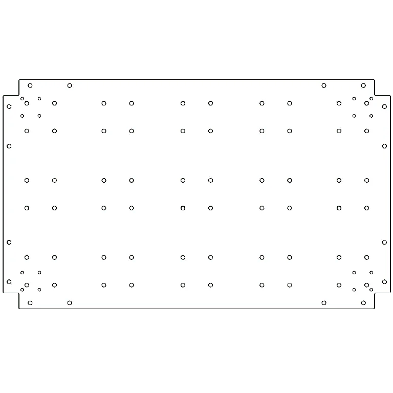 Dnoplošča iz pocinkanega jekla - 60 x 100 cm