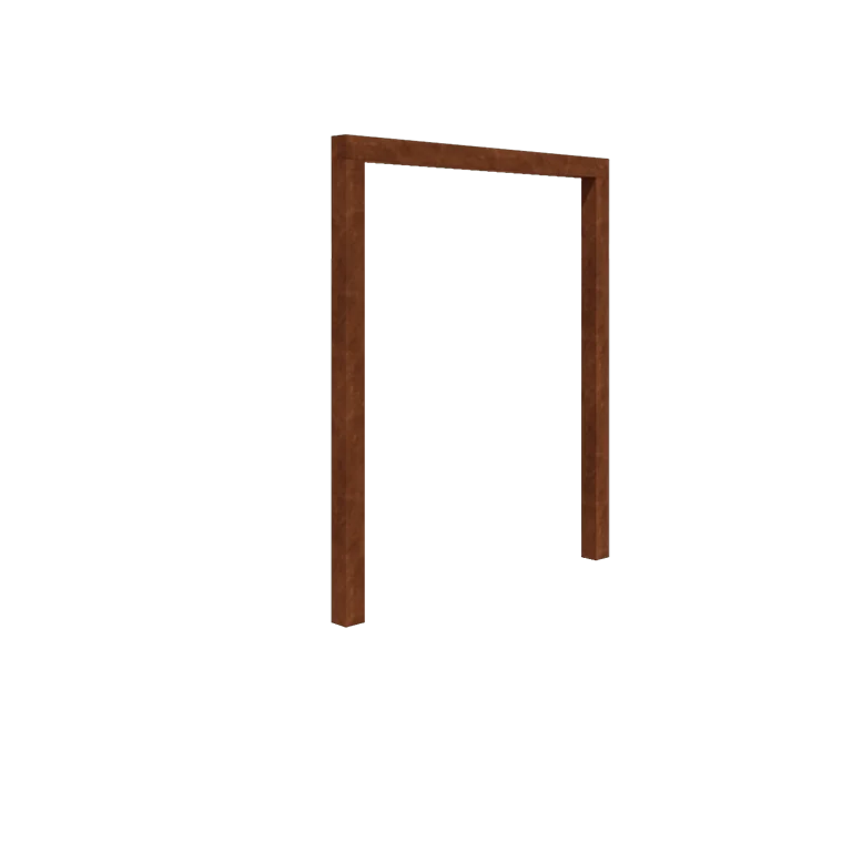 Corten jeklena pergola - Raven - 200 x 230 cm - Brez betonskega podstavka
