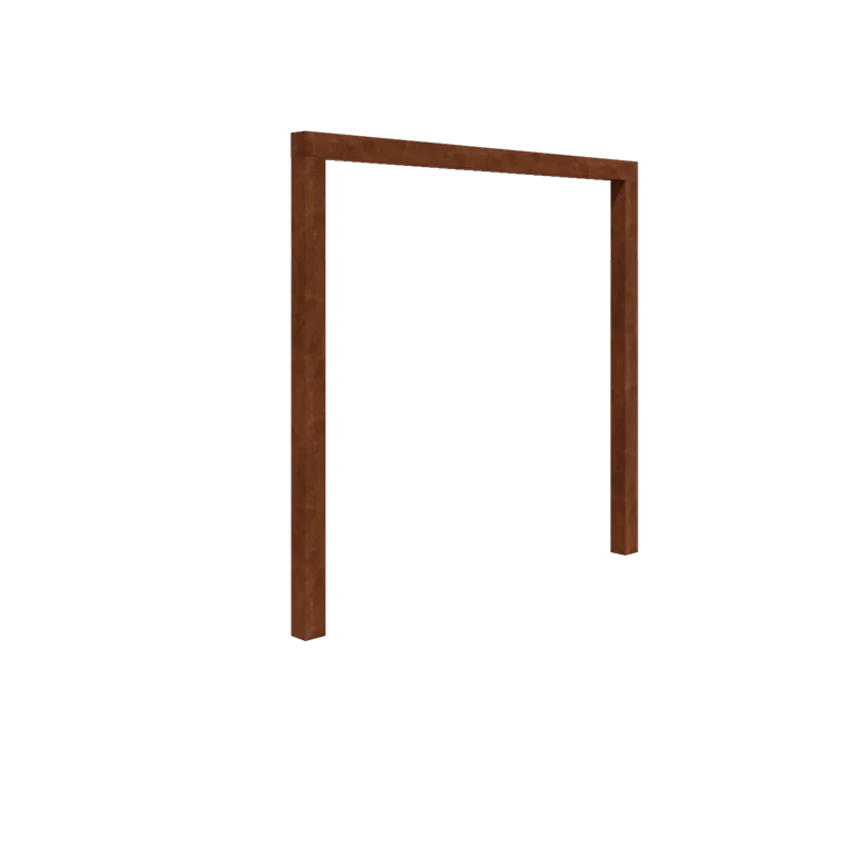 Corten jeklena pergola - Raven - 250 x 230 cm - Brez betonskega podstavka
