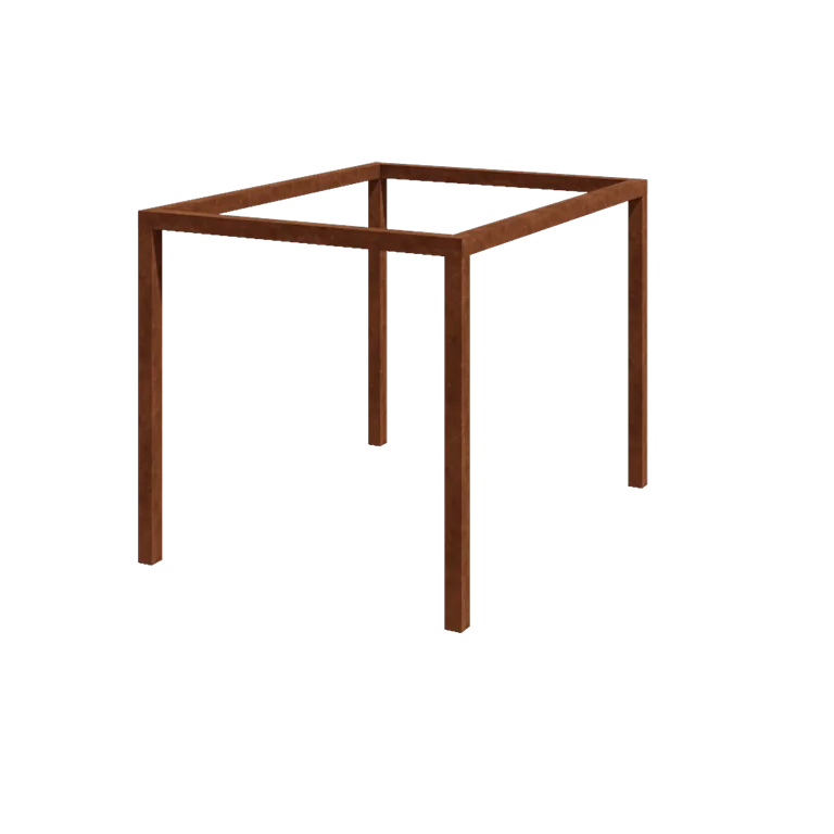 Corten jeklena pergola - Pravokotnik - 324 x 250 x 230 cm - Brez betonskega podstavka
