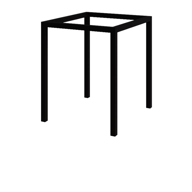 Jeklena pergola - Kvadrat - 224 x 200 x 230 cm - RAL9005 mat (črna) - Brez betonskega podstavka