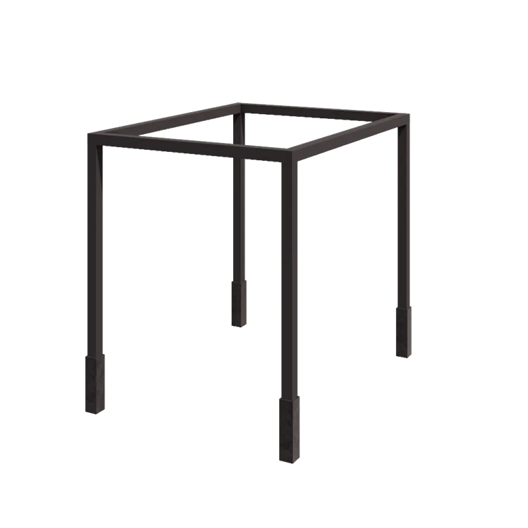 Jeklena pergola - Pravokotnik - 324 x 250 x 230 cm - RAL7016 mat (antracitno siva) - Z betonskim podstavkom