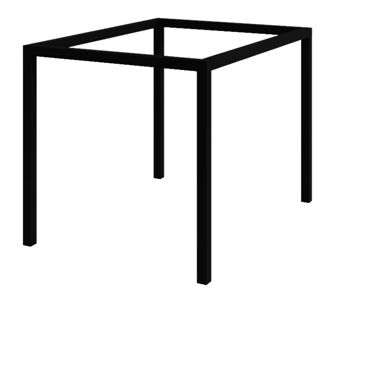Jeklena pergola - Pravokotnik - 324 x 250 x 230 cm - RAL9005 mat (črna) - Brez betonskega podstavka