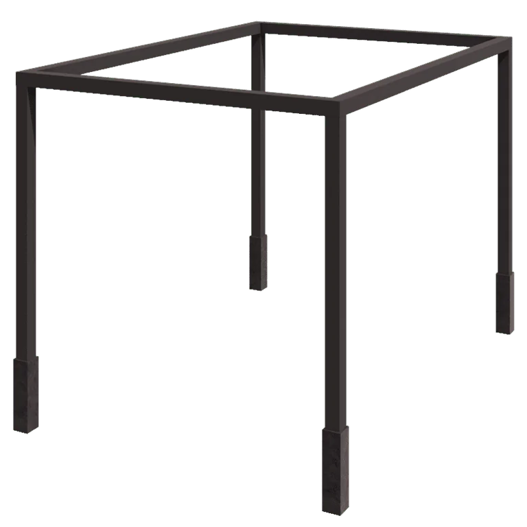 Jeklena pergola - Kvadrat - 224 x 200 x 230 cm - Druga RAL barva - Brez betonskega podstavka