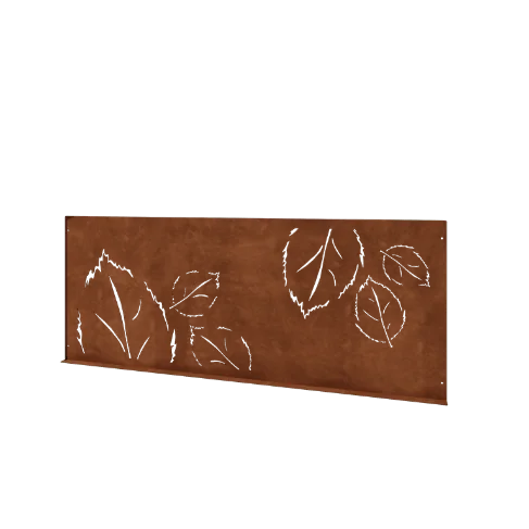 Corten jeklena okrasna ograja N - Panel - 149 x 3 x 60 cm